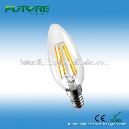 6W slim dimmable decorative filament light bulbs